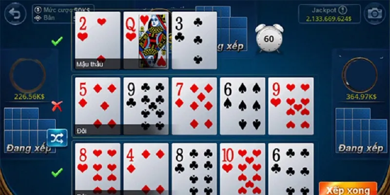 Tổng quan về luật chơi cơ bản của Mậu Binh 5 lá