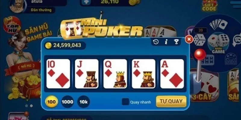 Phân tích các yếu tố quyết định trong Mini Poker