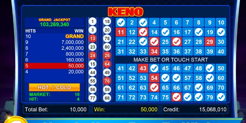 Luật chơi Keno cơ bản cần nắm rõ